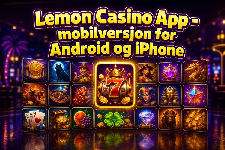 App Lemon Casino - mobilversjon for Android og iPhone