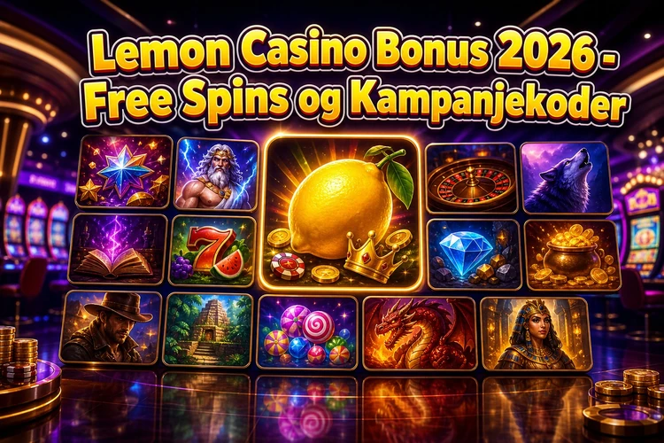 Lemon Casino Bonus 2026 - Free Spins og Kampanjekoder