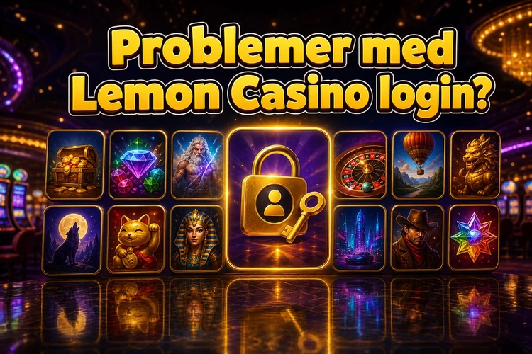 Problemer med Lemon Casino login?