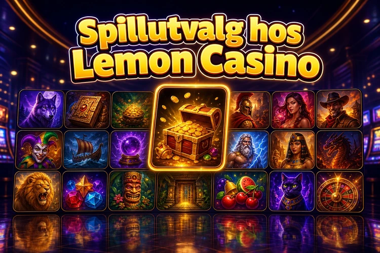 Spillutvalg hos Lemon Casino
